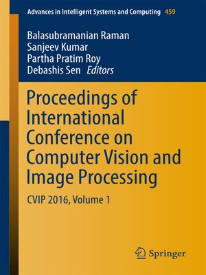 cover image of Proceedings of International Conference on Computer Vision and Image Processing